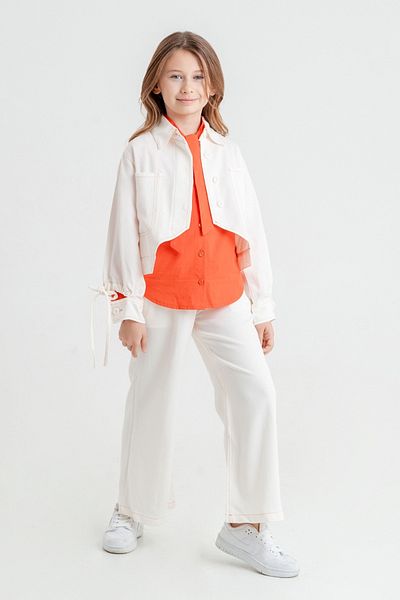 GİYİCEM TEKSTİL Girl's Stitched Triple Set