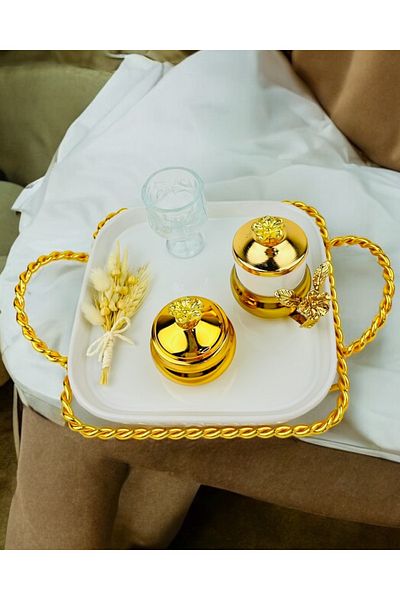 CyzHome Forever Promise Engagement Coffee Tray