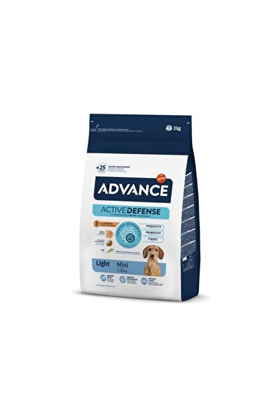 Advance Dog Mini Light Kilolu Köpek Maması 3 Kg
