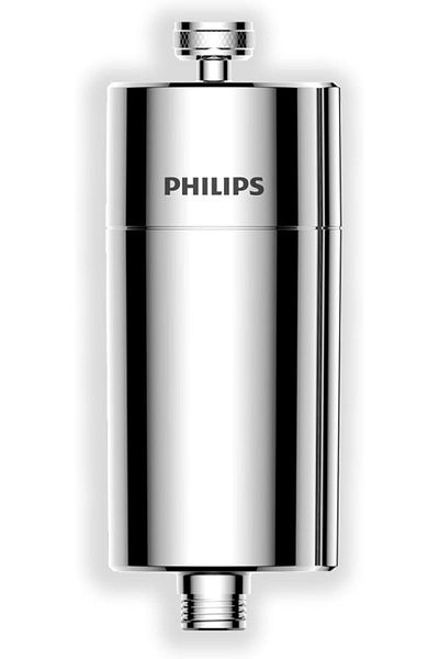 Philips Stainless Steel In-Line Shower Filter, Chrome/Silver