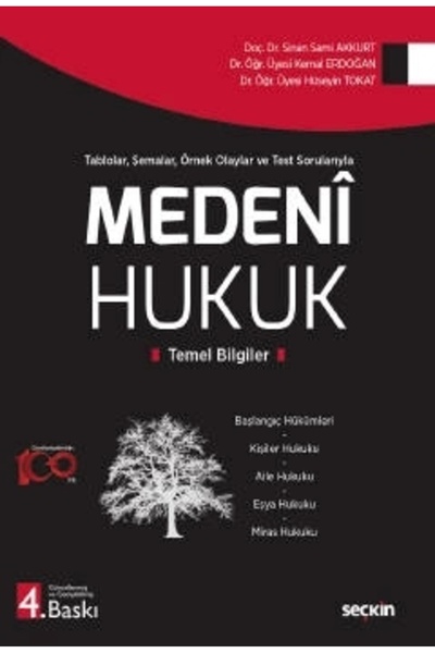 Seçkin Yayıncılık Medenî Hukuk Temel Bilgiler - Sinan Sami Akkurt Eylül 2023