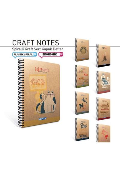 Pentel Gıpta Craftnotes 100 coli A4 pătrate