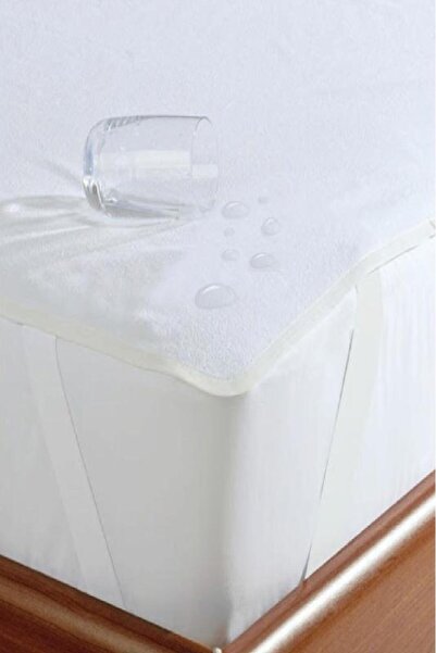 Evony وسادة سرير من القطن المقاوم للسوائل مقاس 70 × 100 سم وسادة حماية للسرير