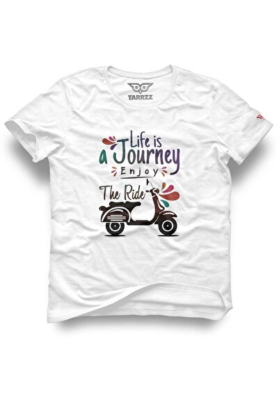 Tarrzzcom تي شيرت بتصميم سكوتر لايف