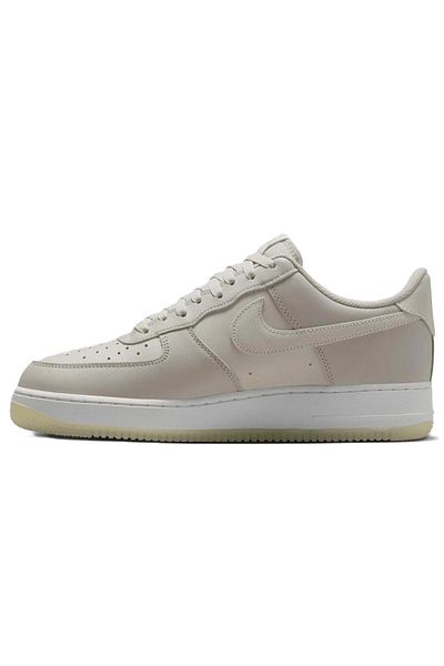 Nike Air Force 1'07 Lv8 Leather Unisex Sneaker Swoosh Genuine Leather Casual Sports Shoes Beige