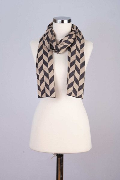 Sebir Moda Patterned Knitwear Scarf