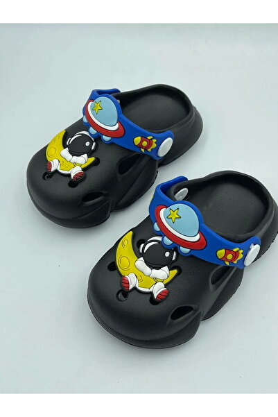 GEZER Papuci pentru copii cu talpă anti-alunecare Negru Albastru