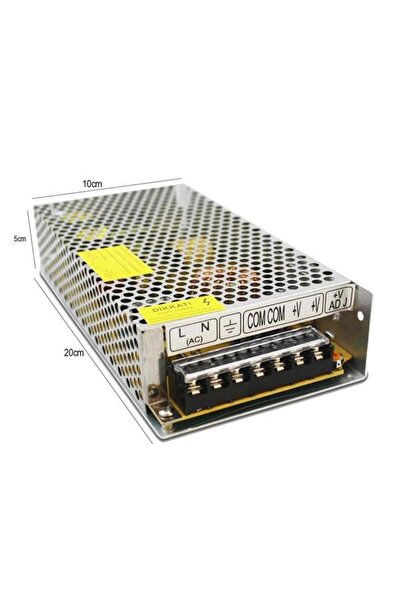 Genel Markalar SL-KA200 Metal Kasa Adaptör 12 Volt 15 Amper