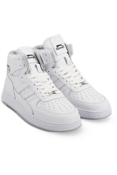Slazenger Daphne High Sneaker - Ανδρικά Λευκά Παπούτσια SA23LE017