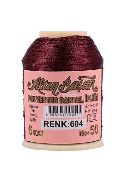 Royaleks Ață de broderie și dantelă Altınbaşak 20 gr - Turcă - Nr.: 604 - SMC...