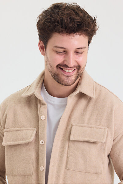 DOAYS Ανδρικό πουκάμισο μπουφάν Stamp Fabric Regular