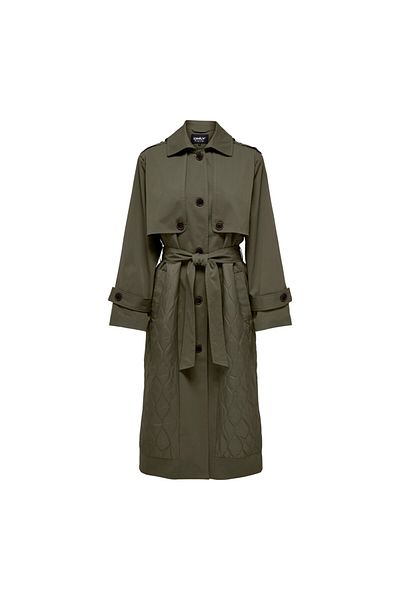 ONLY Khaki Women's Trench Coat 15293269