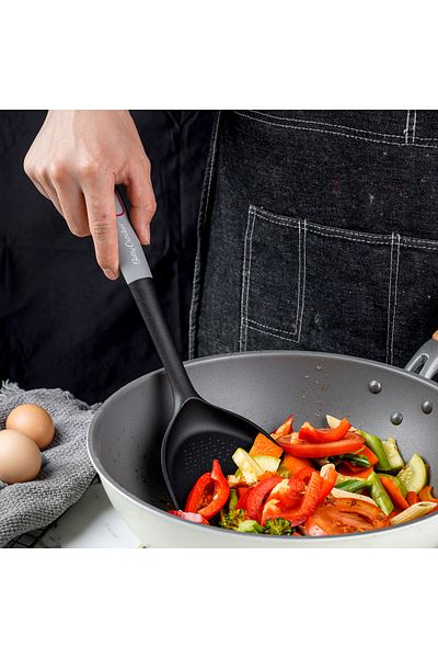 BETTY CROCKER Kitchen Chinese Shovel 34.5Cm Black & Grey