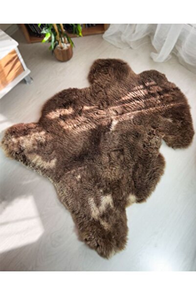 Enba İç ve Dış Ticaret %100 Koyun Derisi , Dekoratif  Post Halı 100x70 cm