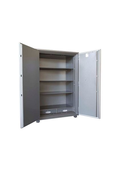 Mahmayi Secure Plus Fire Cupboard With Two Lockable Drawers With Multi Adjustable (Key + Key)