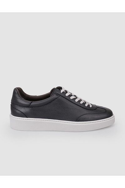 Cabani 100% Genuine Leather Gray Men's Sports Shoes