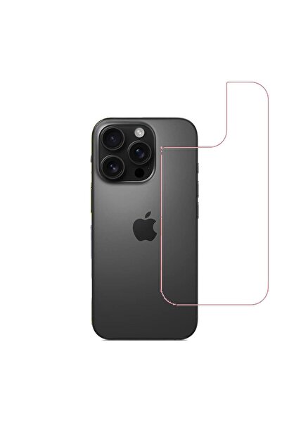 Ecr Mobile Iphone 16 Pro Uyumlu Mat Arka Esnek Nano Koruyucu(KILIF DEĞİLDİR)