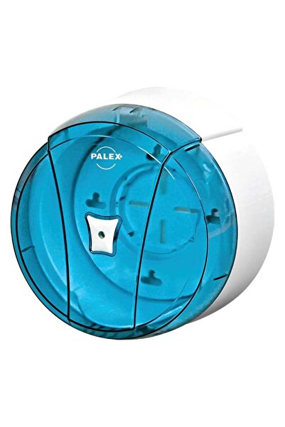 Palex Practical Toilet Paper Dispenser, Clear Blue