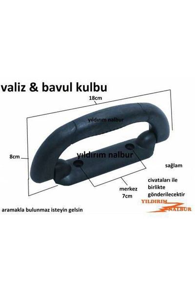 Yıldırım Mâner pentru valiză Mâner pentru valiză Mâner pentru tragere pentru valiză Mâner pentru geantă pentru valiză - Mânere pentru mobilă - Dimensiune unică