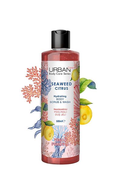 Urban Care جل استحمام مرطب ومغذي للجسم من Seaweed Citrus - مجموعة من قطعتين