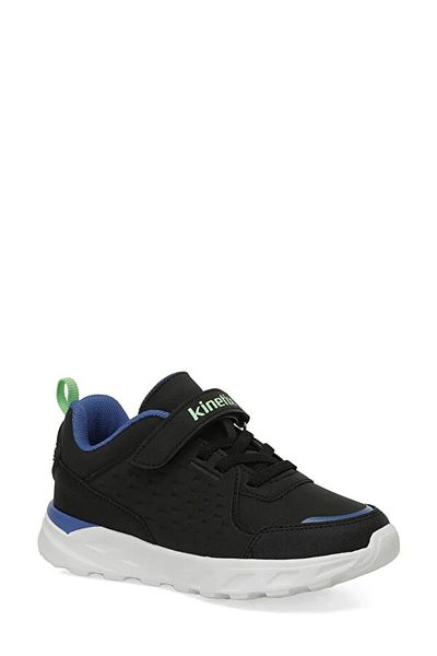 Kinetix Tratto F 4pr - Pantofi sport negri pentru fete Sax