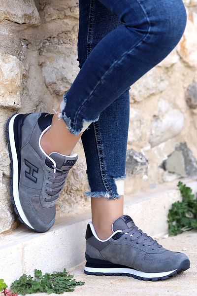 Hammer Jack 102 19250-g Peru Nubuck Δερμάτινα Unisex Αθλητικά Παπούτσια Σκούρο Γκρι