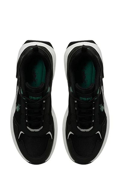 U.S. Polo Assn. US Polo Assn.Jacky 4Fx - Men's Black-Green Training and Running Shoes