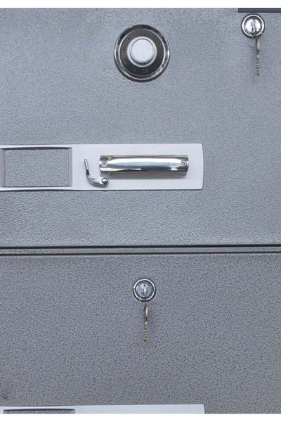 Mahmayi SecurePlus 680-3DK Filing Cabinet, Modern Design 3 Drawer Fire Proof Cabinets for Office Home-222Kgs