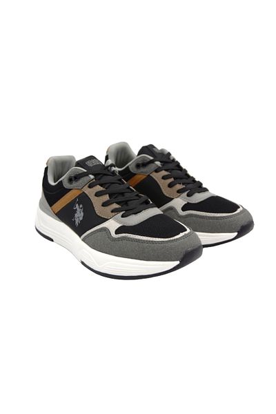 U.S. Polo Assn. SUA Polo Assn. Pantofi sport pentru bărbați Mario 3Fx Phlon Light Talpă cu șireturi BLACK SMOKE
