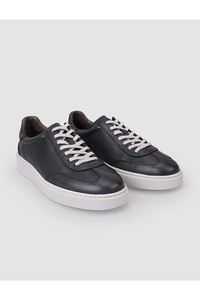 Cabani 100% Genuine Leather Gray Men's Sports Shoes