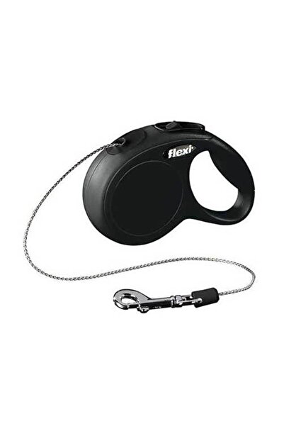 Flexi New Classic Medium 5 Mt İp Siyah