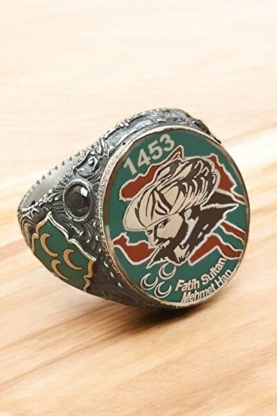 Diriliş Takı Fatih Sultan Mehmet Han Özel Üretim Gümüş Yüzük