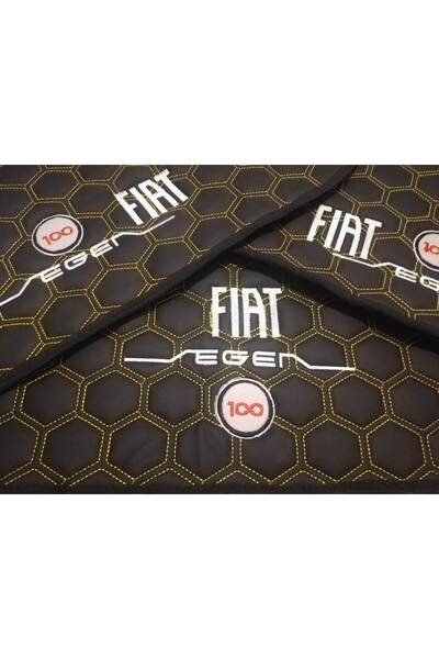 BalcıoğluSRV 100.yıl logolu FİAT EGEA SEDAN UYUMLU 2015-2024 DERİ KAPİTONE PE...
