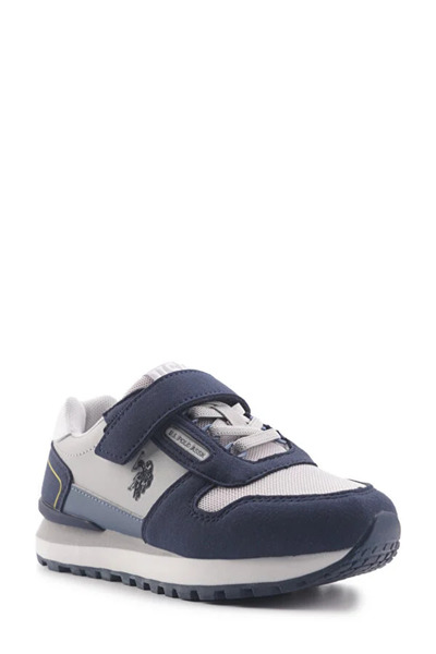 U.S. Polo Assn. Boys' Sneakers - Wilson 4Fx Grey, Navy