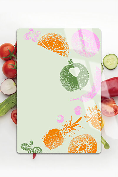 Harikabirev هاريكابيريف | الفواكه البوهيمية | لوح تقطيع زجاجي مضاد للخدش