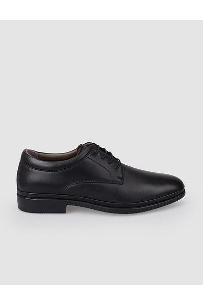 Cabani 100% Genuine Leather Black Men's Classic Shoes
