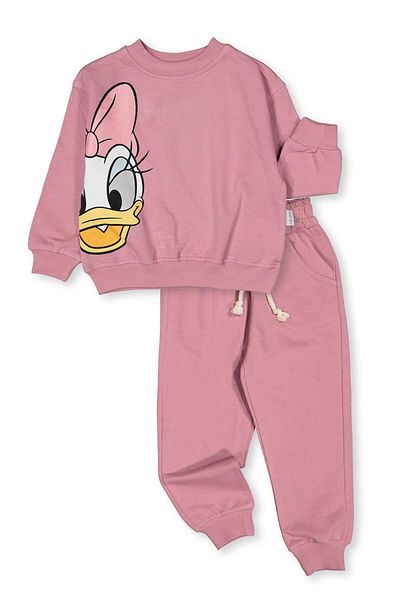 baby flamindo Baby Flamindo Printed 2 Threads Girl's Tracksuit Suit