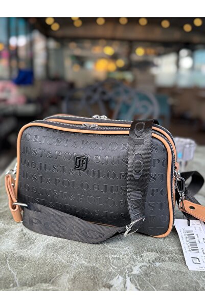 Just Polo حقيبة كتف نسائية بحزام قابل للتعديل - مقاس 17x27