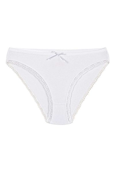 Yıldız Çamaşır 6 Τεμάχια 95% Βαμβάκι 5% Lycra Γυναικεία εσώρουχα μπικίνι με δαντέλα