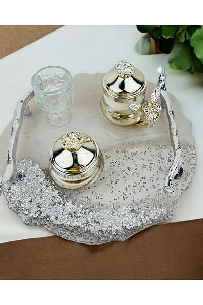 CyzHome Enchant Promise Groom Coffee Tray