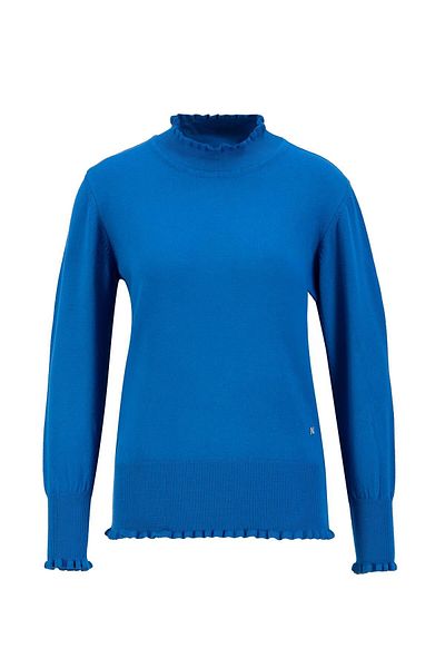 Armine Πουλόβερ με λεπτομέρεια Indigo Rib - 24kd2000