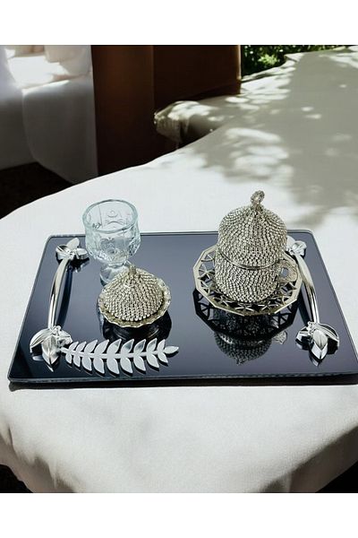 CyzHome Elegance Promise Coffee Tray