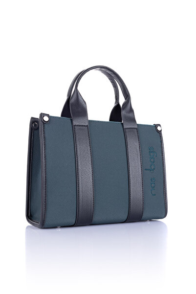 Getcho Pluto Petrol Women's Handbag and Messenger Bag Hard Formed Modern Design Stylish for Daily Use