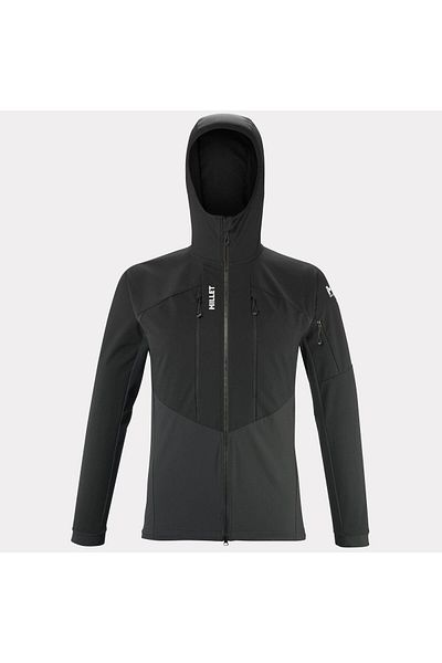 Millet White Softshell Men's Jacket Miv9905 N0247 Black-Xl