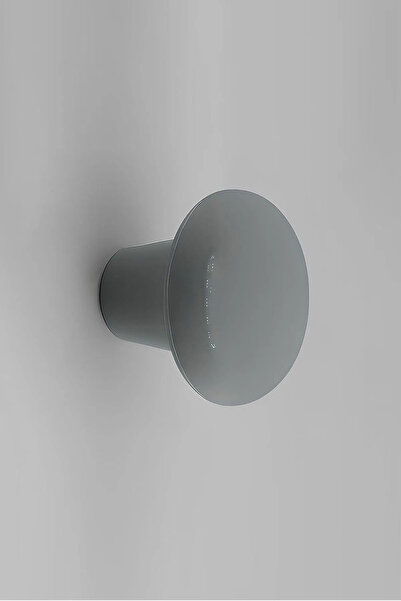 NUBLADO Mobilier Sertar de bucătărie Dulap Mâner pentru ușă Mâner Mâner Gri Buton ciupercă Plastic dur 10 buc.