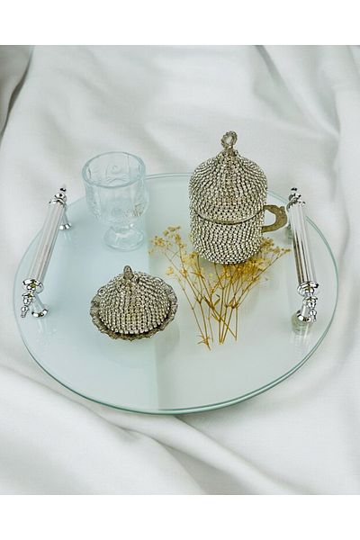 CyzHome Radiant Engagement Groom Coffee Tray