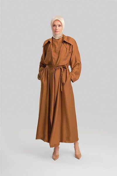 Armine 24Y6820 Model Brown Belted Double Set
