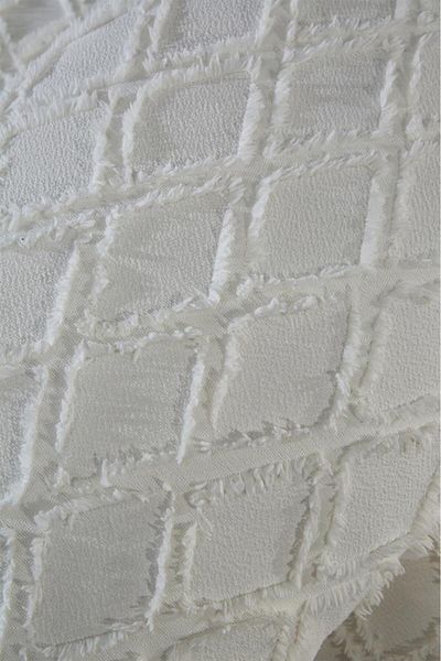Çeyiz Diyarı Double 3-Piece Pique Set - Dowry Land Vesya, Cream