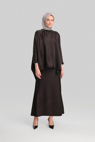 Armine Black Stylish Set - 24Y6833 with Processing Detail