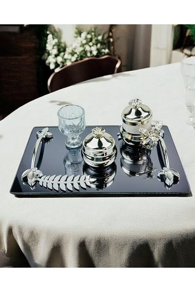 CyzHome Elegance Promise Coffee Tray